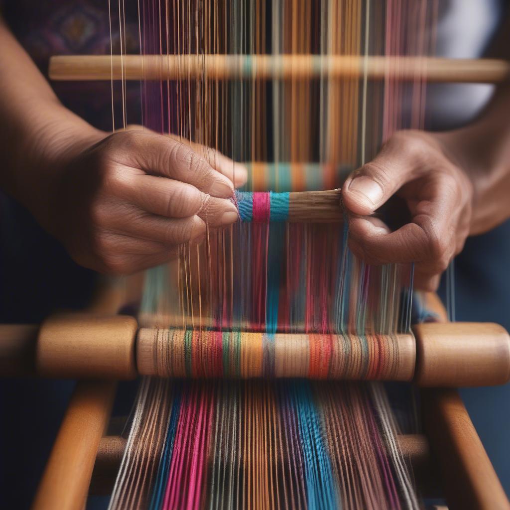 Traditional Loom Weaving Textiles