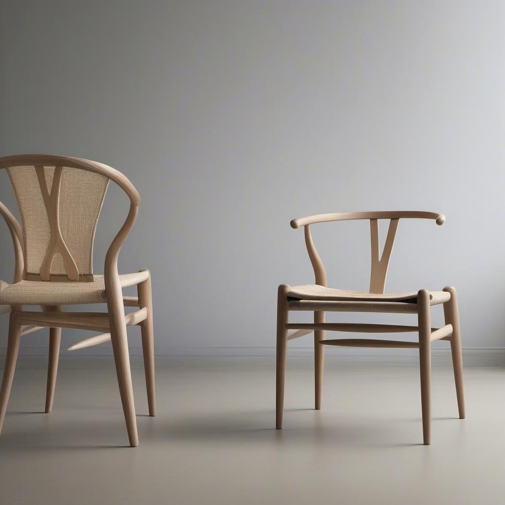 Wegner Wishbone Chair CH24 Y Profile View