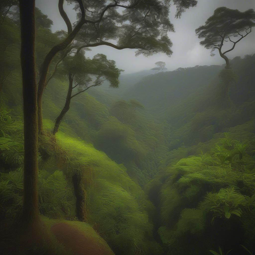 Western Ghats forest habitat of the Xylophis perroteti