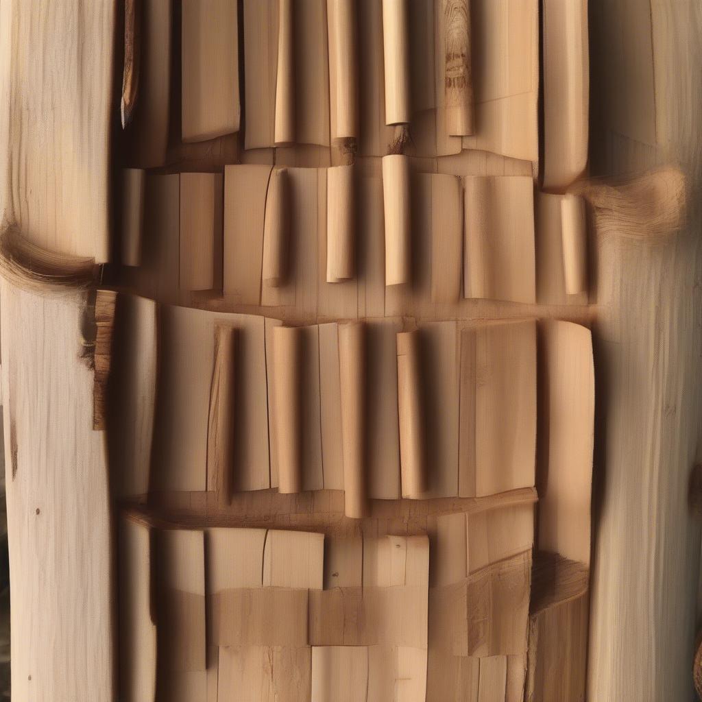 Preparing Western Red Cedar Bark for Basket Weaving