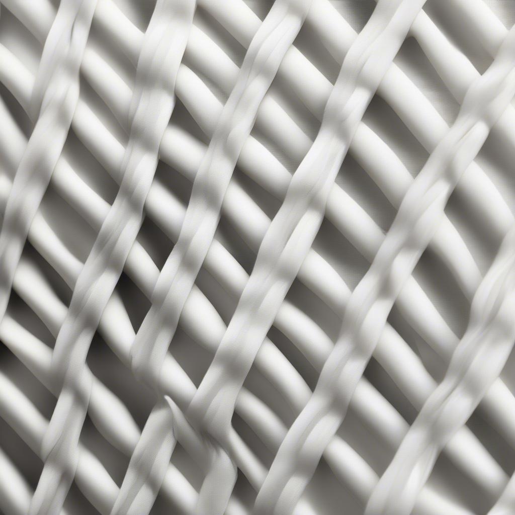 White Basket Weave Texture Background