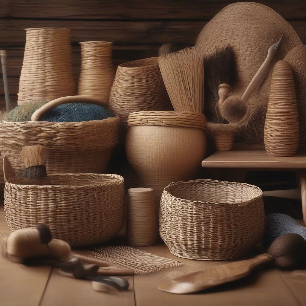 Wicker and Rattan Basket Weaving Supplies