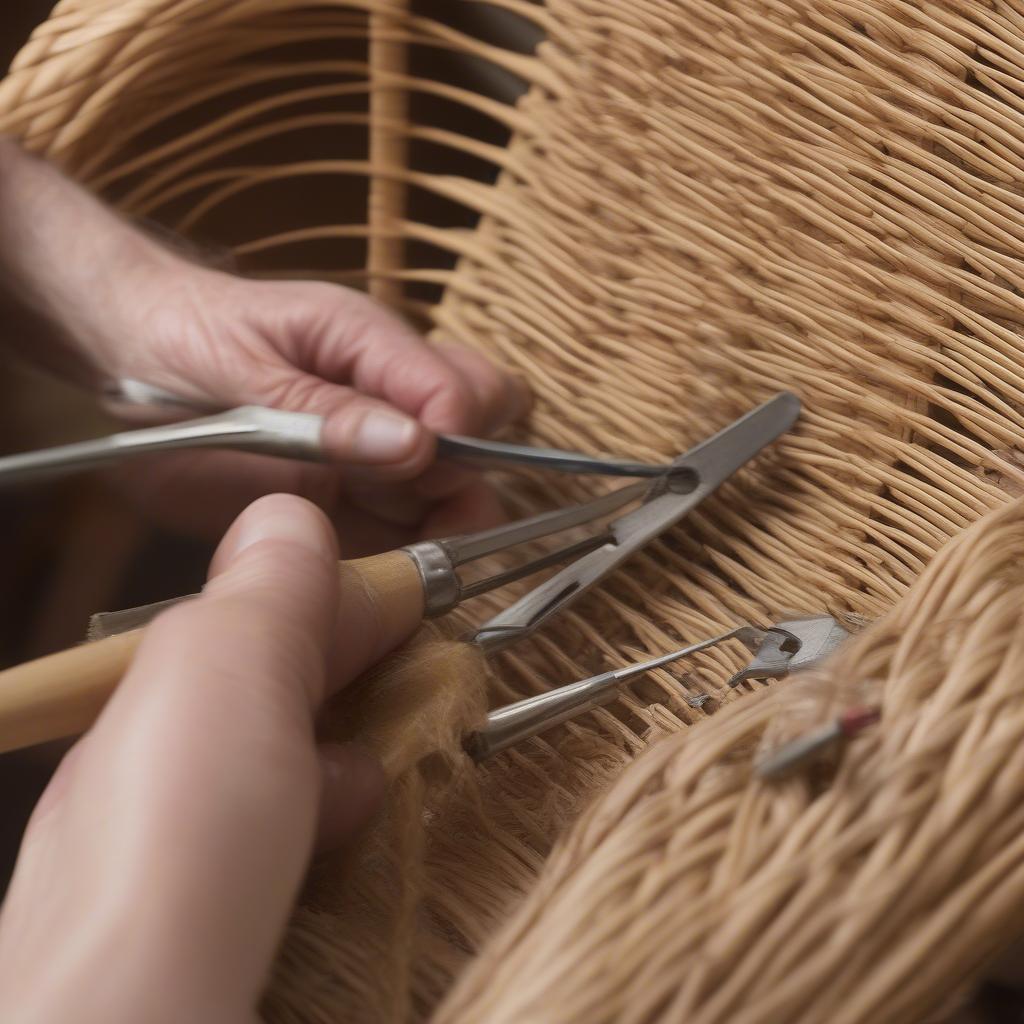 Wicker and Rattan Chair Back Repair