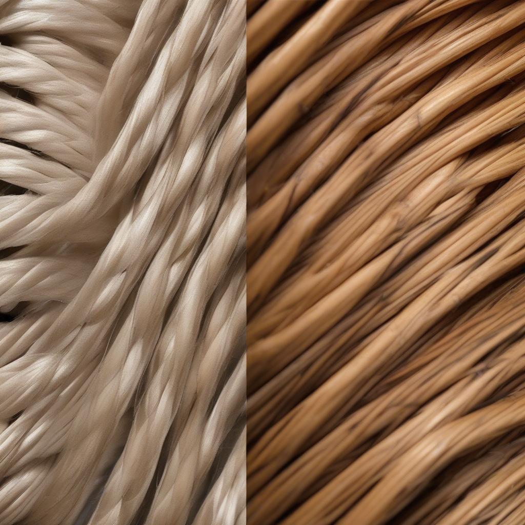 Comparing Wicker and Rattan Materials for Woven Bags