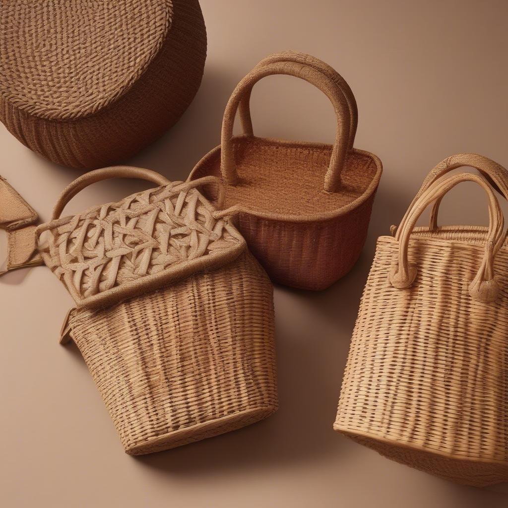 Wicker and Rattan Woven Bags: Material Comparison