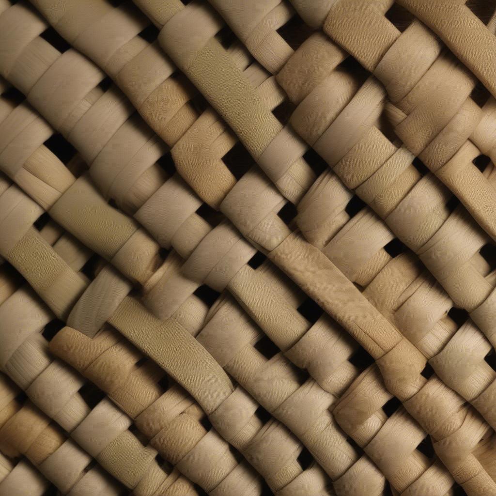 Wicker Chair Weaving Patterns: Herringbone and Twill