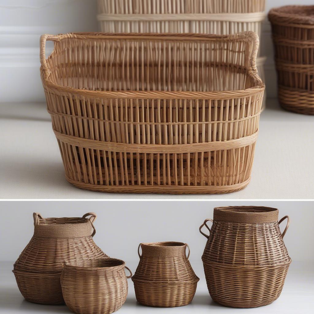 Comparing Wicker and Rattan Baskets