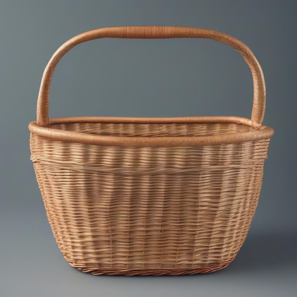 Comparing wicker and rattan baskets