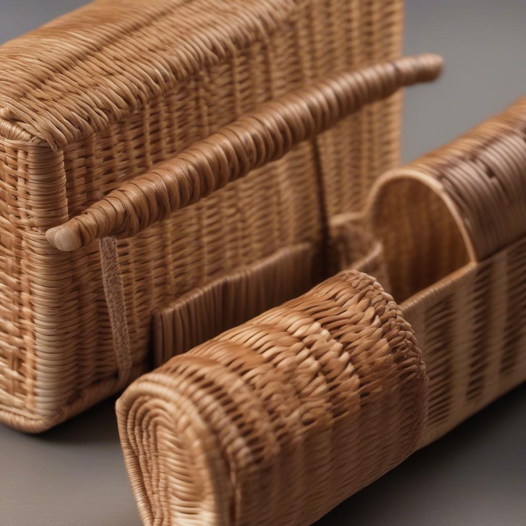 Wicker and Rattan Cuff Case Materials