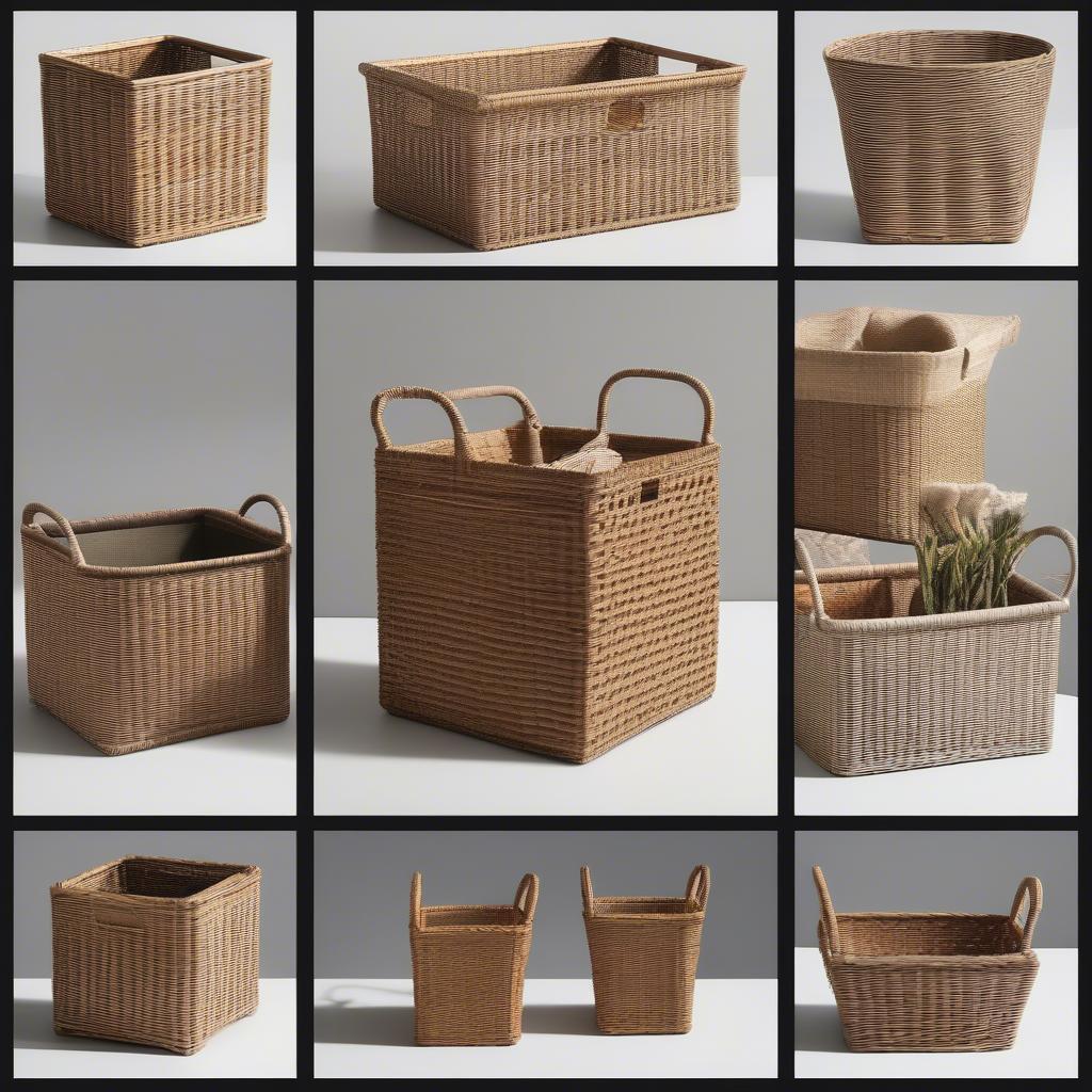 Comparing Wicker, Rattan, and Seagrass Cube Baskets