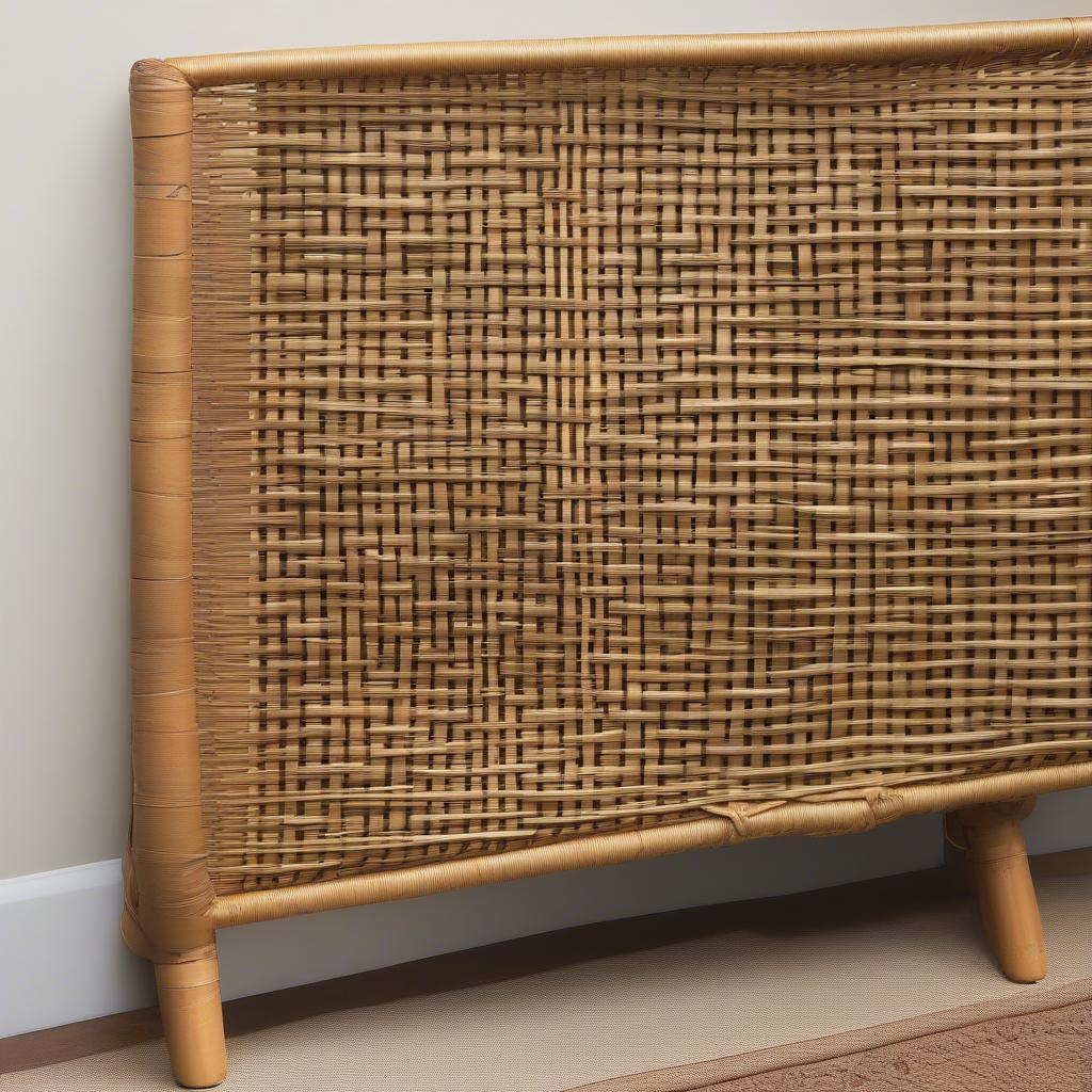 Wicker vs. Rattan Fireplace Screen Comparison