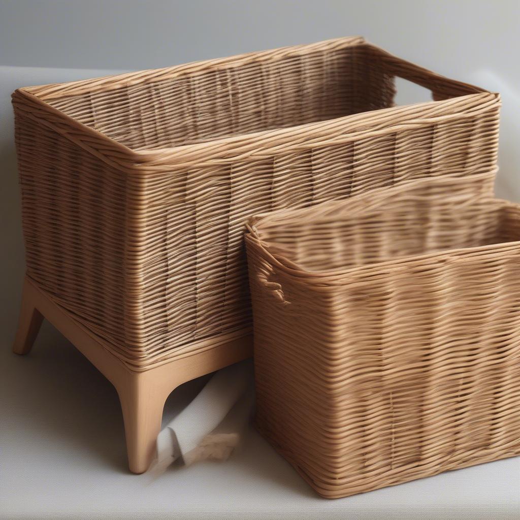 Comparing Wicker and Rattan Storage Boxes