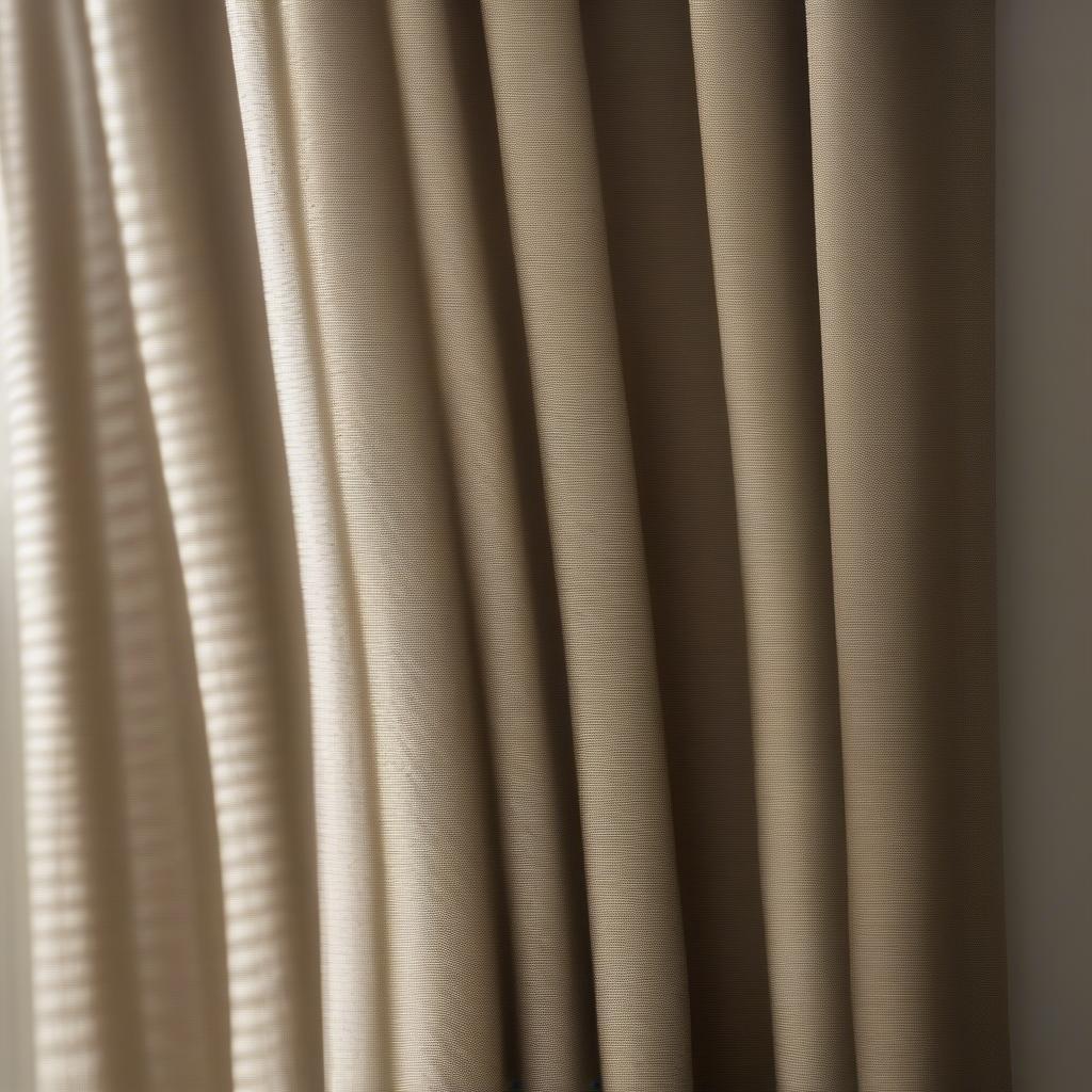 Wilko basket weave curtains allowing natural light to filter through