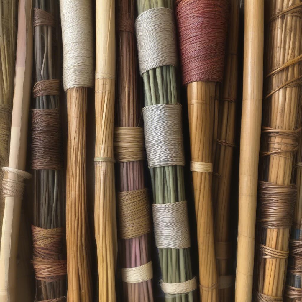 Different Willow Varieties for Basket Weaving