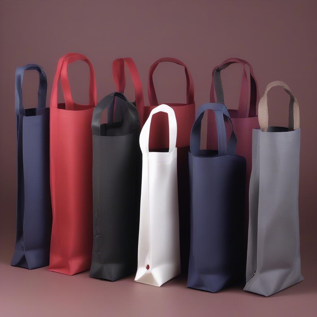 Wine Bags with Different Handle Styles