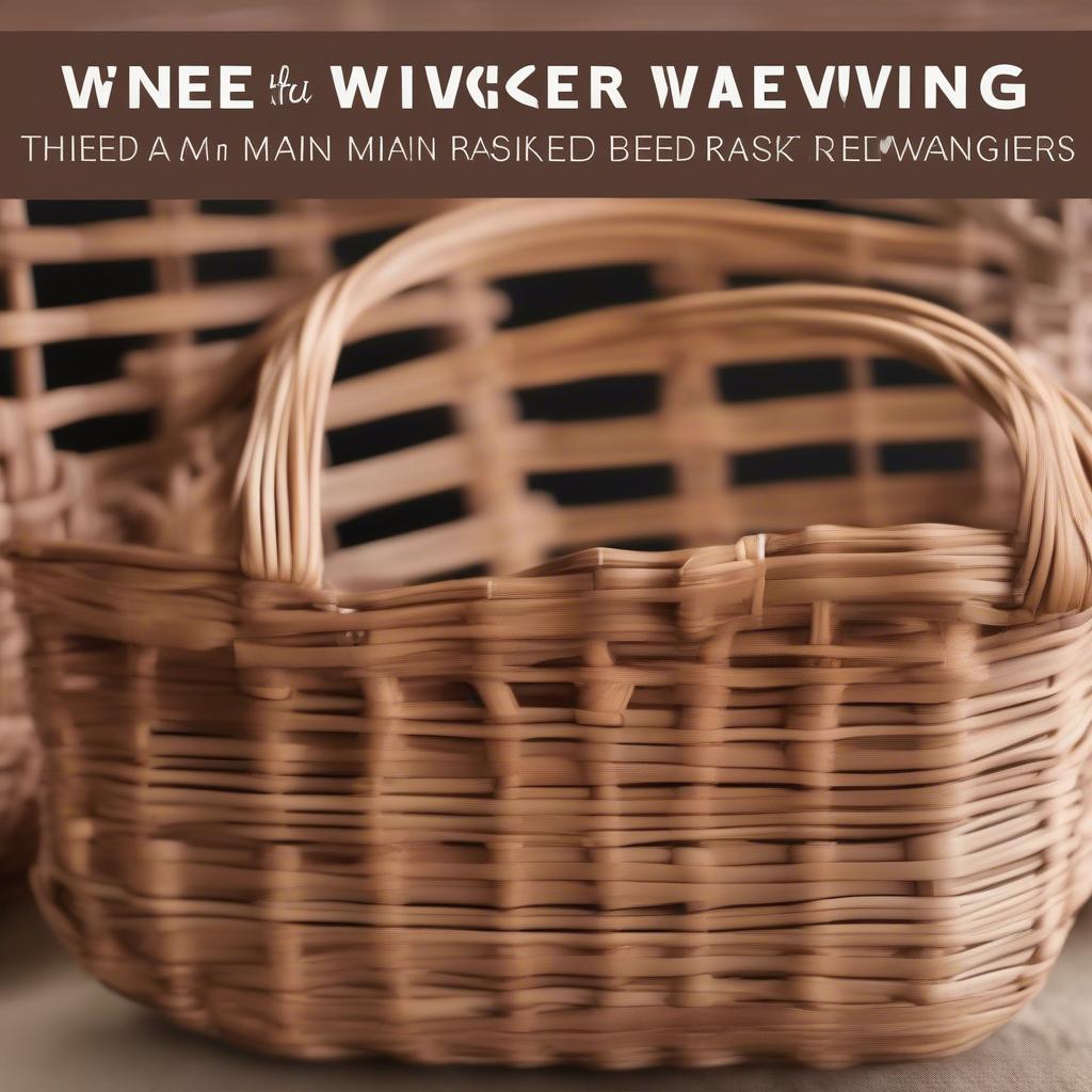 Wine Basket Weaving Materials: Wicker, Rattan, and Reed