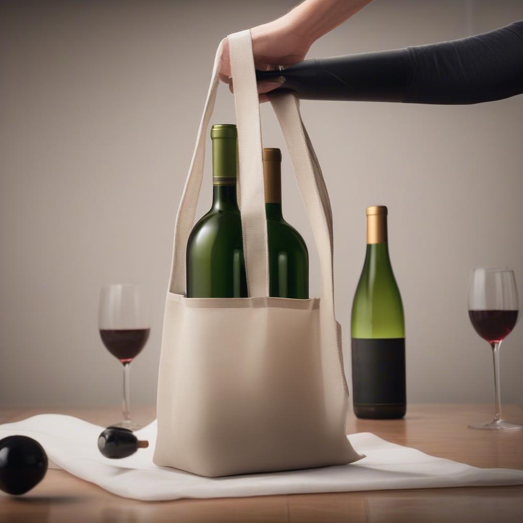 Wine Non Woven Bag Durability Test