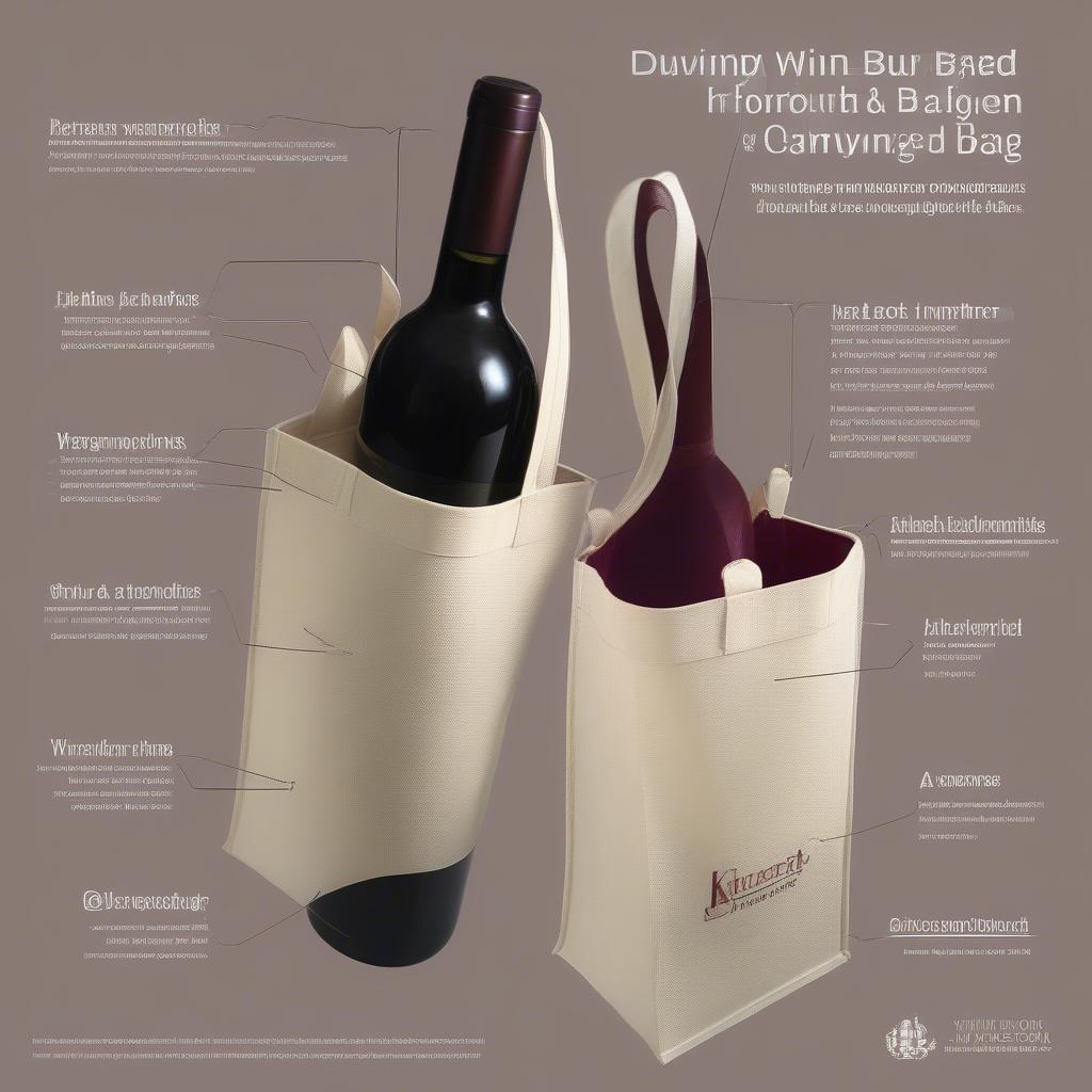 Wine Non Woven Bag Features