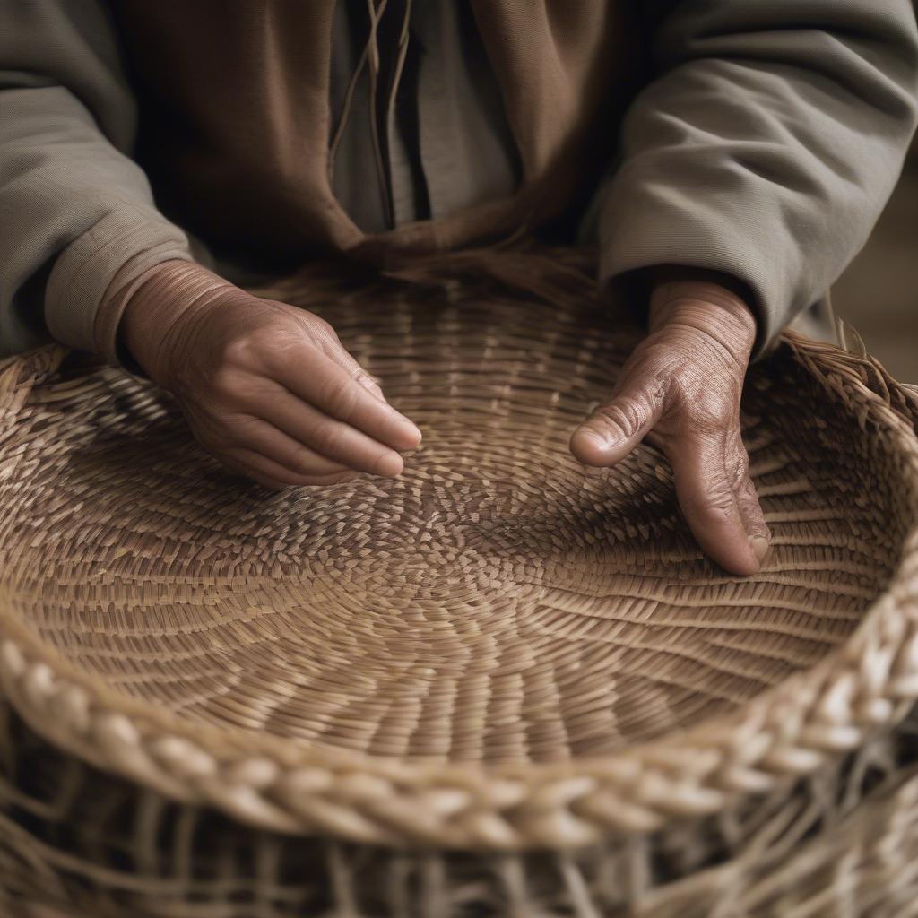 Native American Basket Weaving in Winona, Minnesota