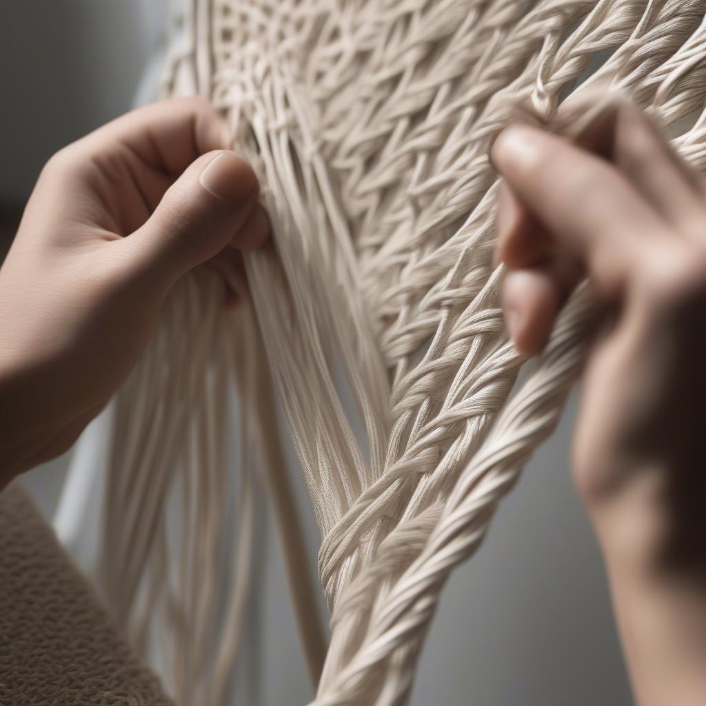 Wishbone Chair Weaving Process