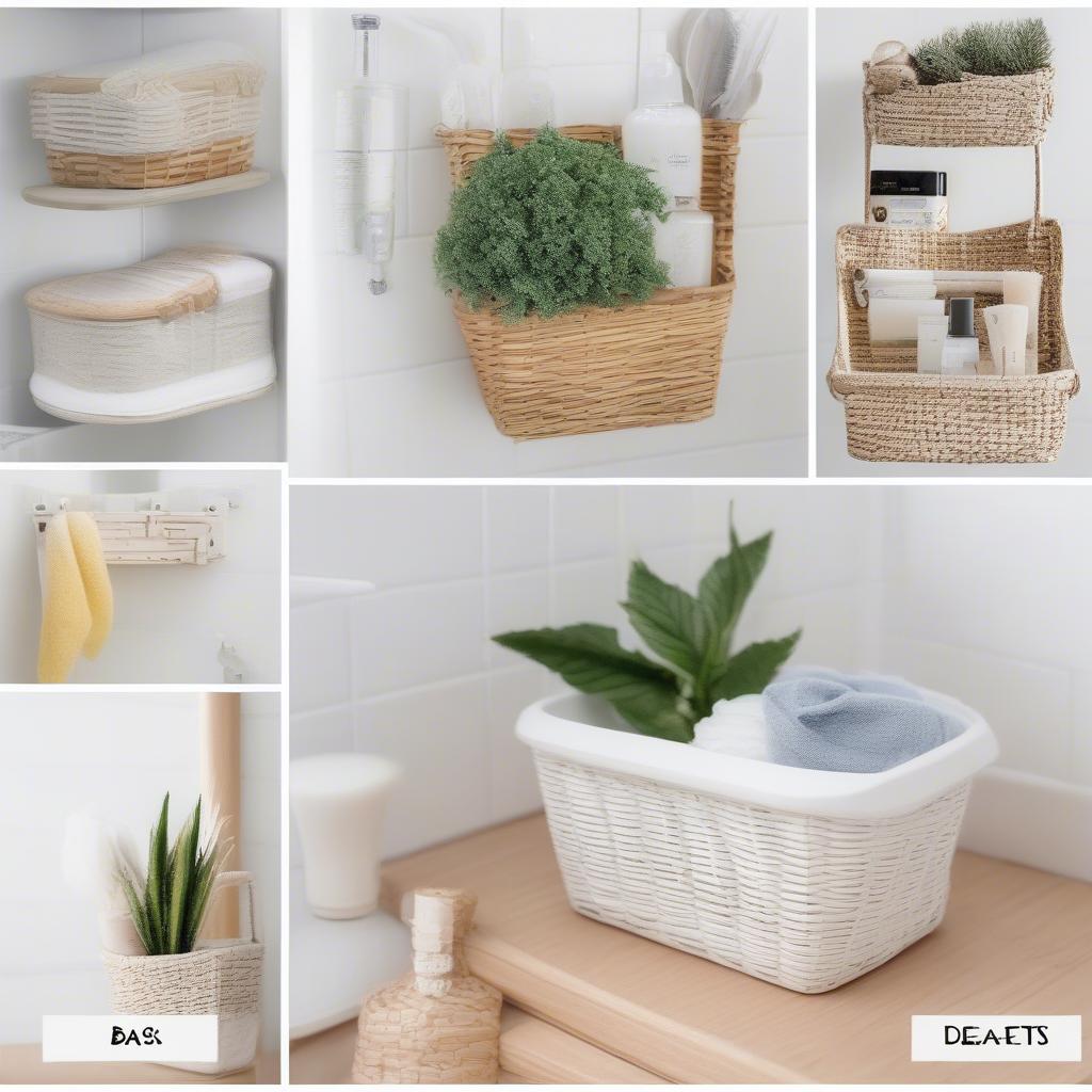 Woodchip Basket Storage Ideas