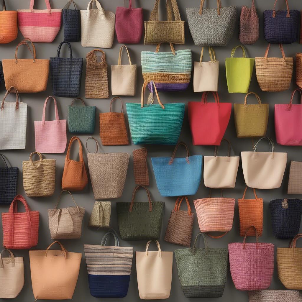 Variety of Woven and Coated Bags