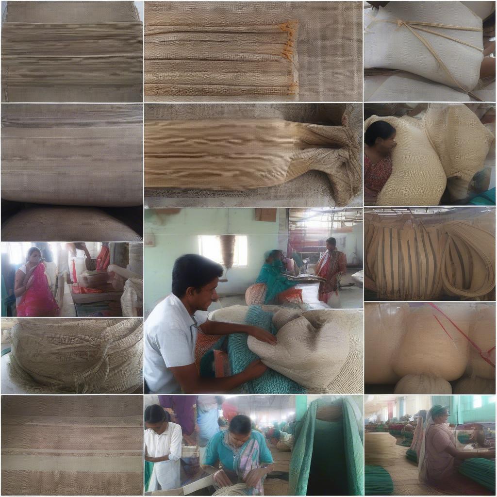 The woven bag manufacturing process in Uttar Pradesh