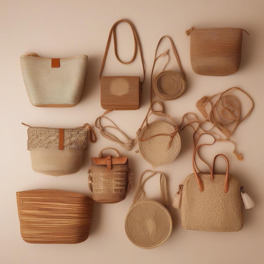 Different Woven Bag Shoulder Styles