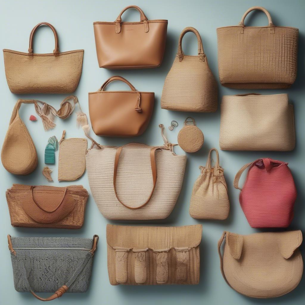 Different Styles of Woven Bags for Summer