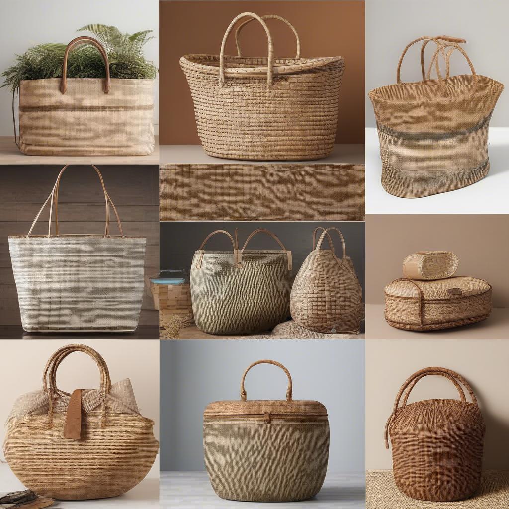 Woven Basket Bags Variety on Amazon