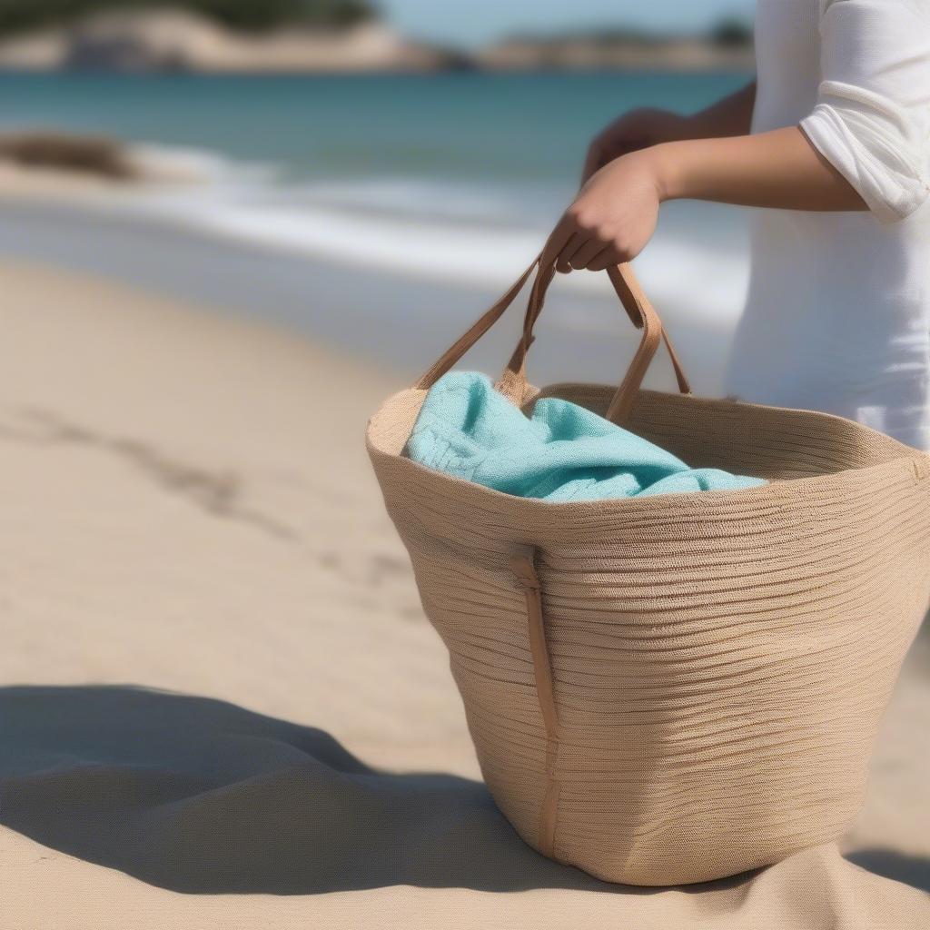 Caring for Your Woven Beach Bag