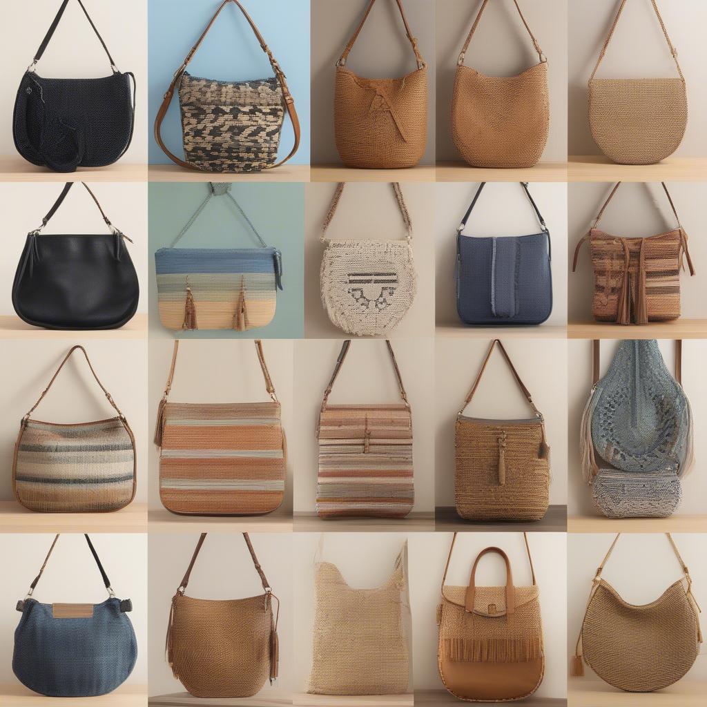 Different Styles of Woven Crossbody Bags