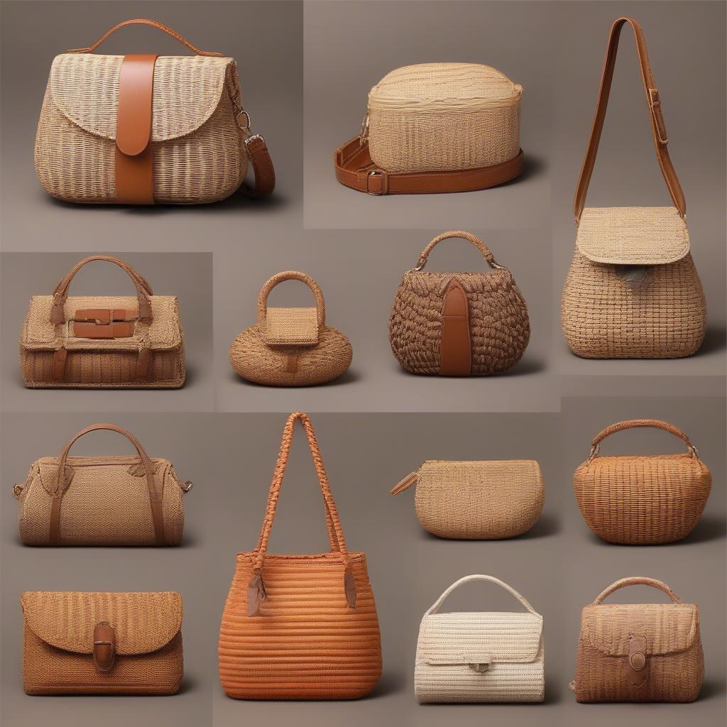 Different Styles of Woven Crossbody Bags