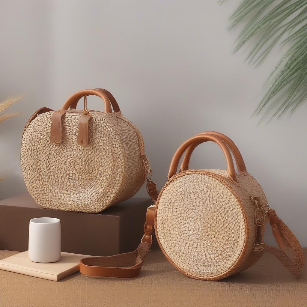 Different Styles and Materials of Woven Crossbody Bags