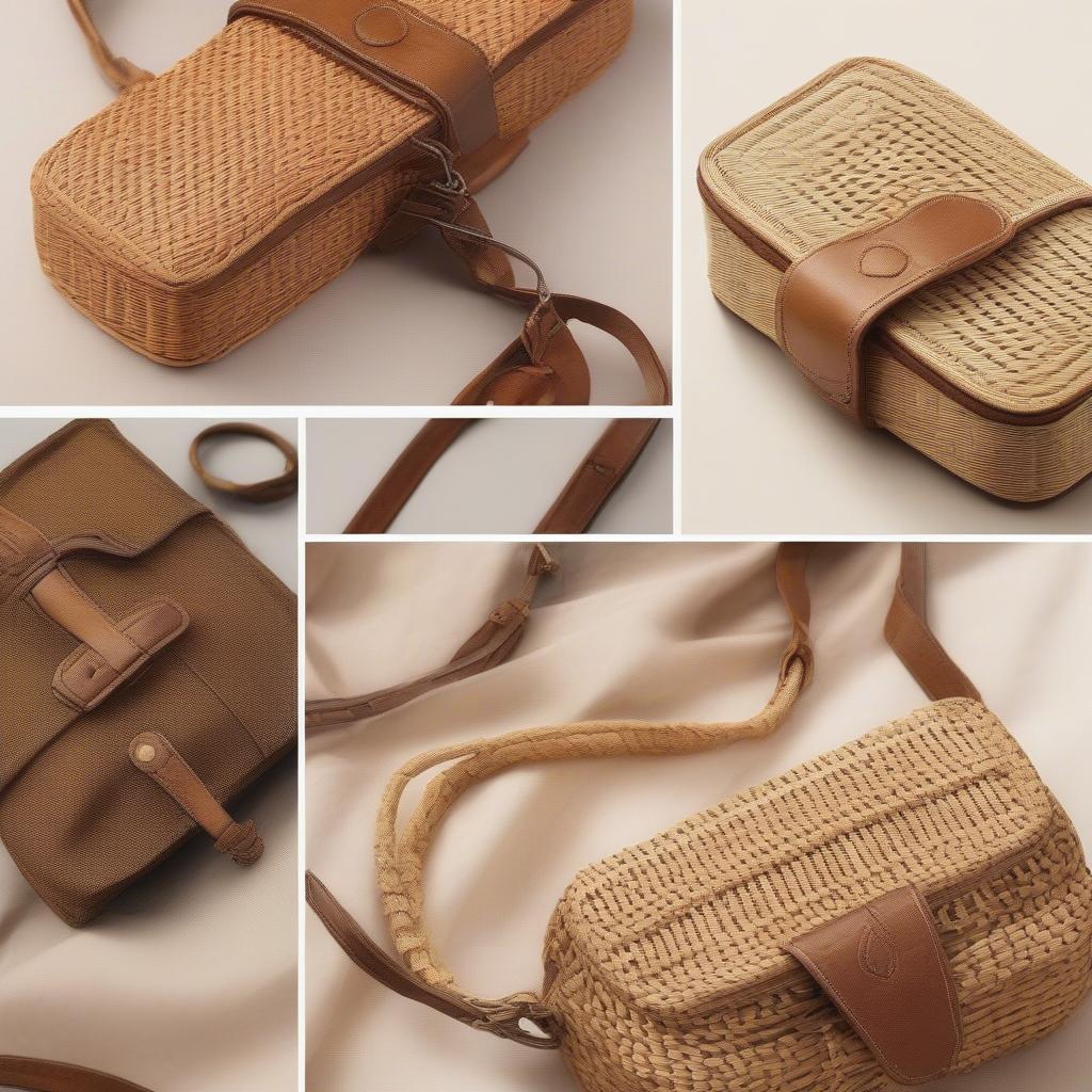 Different Styles of Woven Crossbody Belt Bags