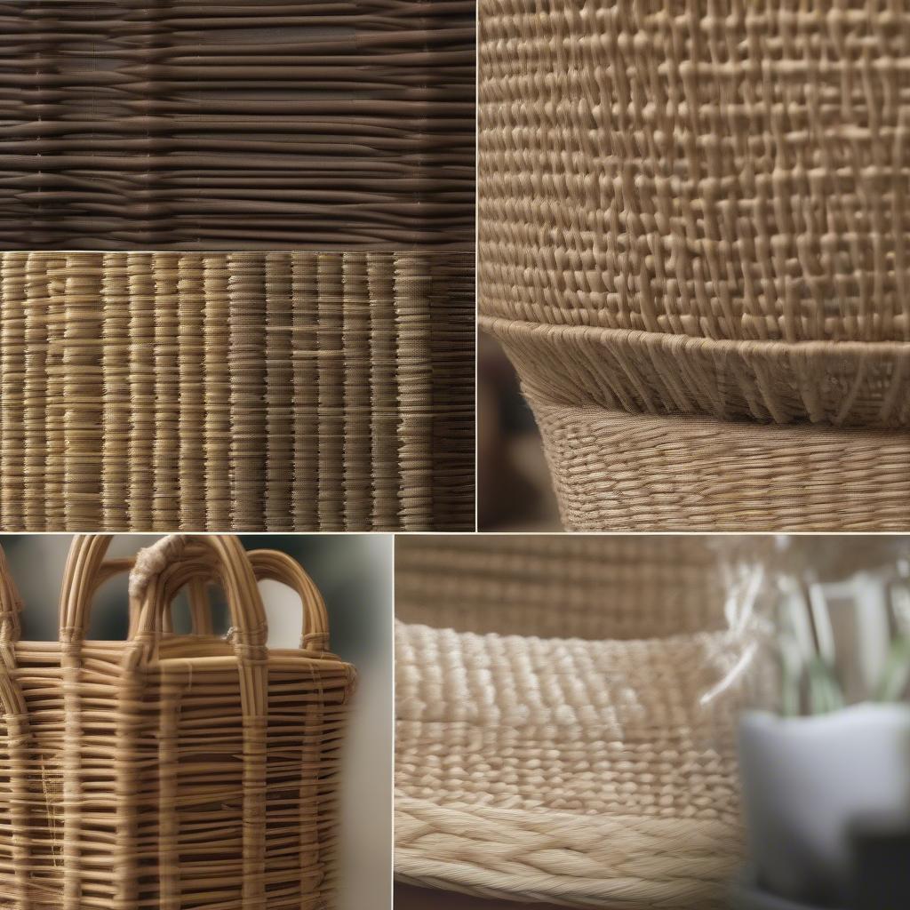 Woven Grab Bag Materials: Wicker, Rattan, Seagrass, and Jute