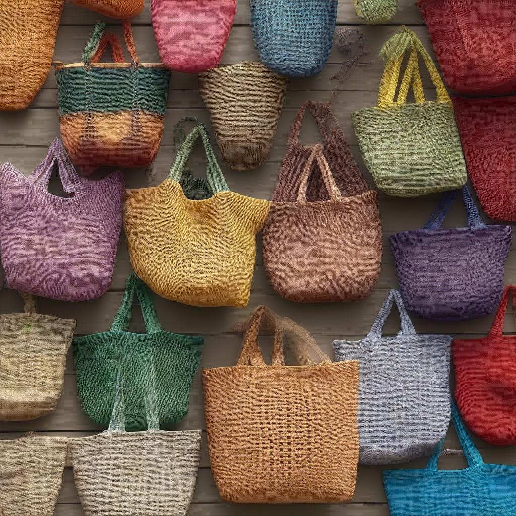 Variety of Woven Mesh Bags