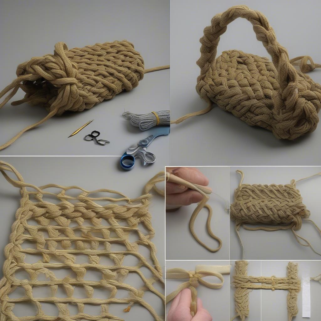 Woven Paracord Net Bag Construction Process