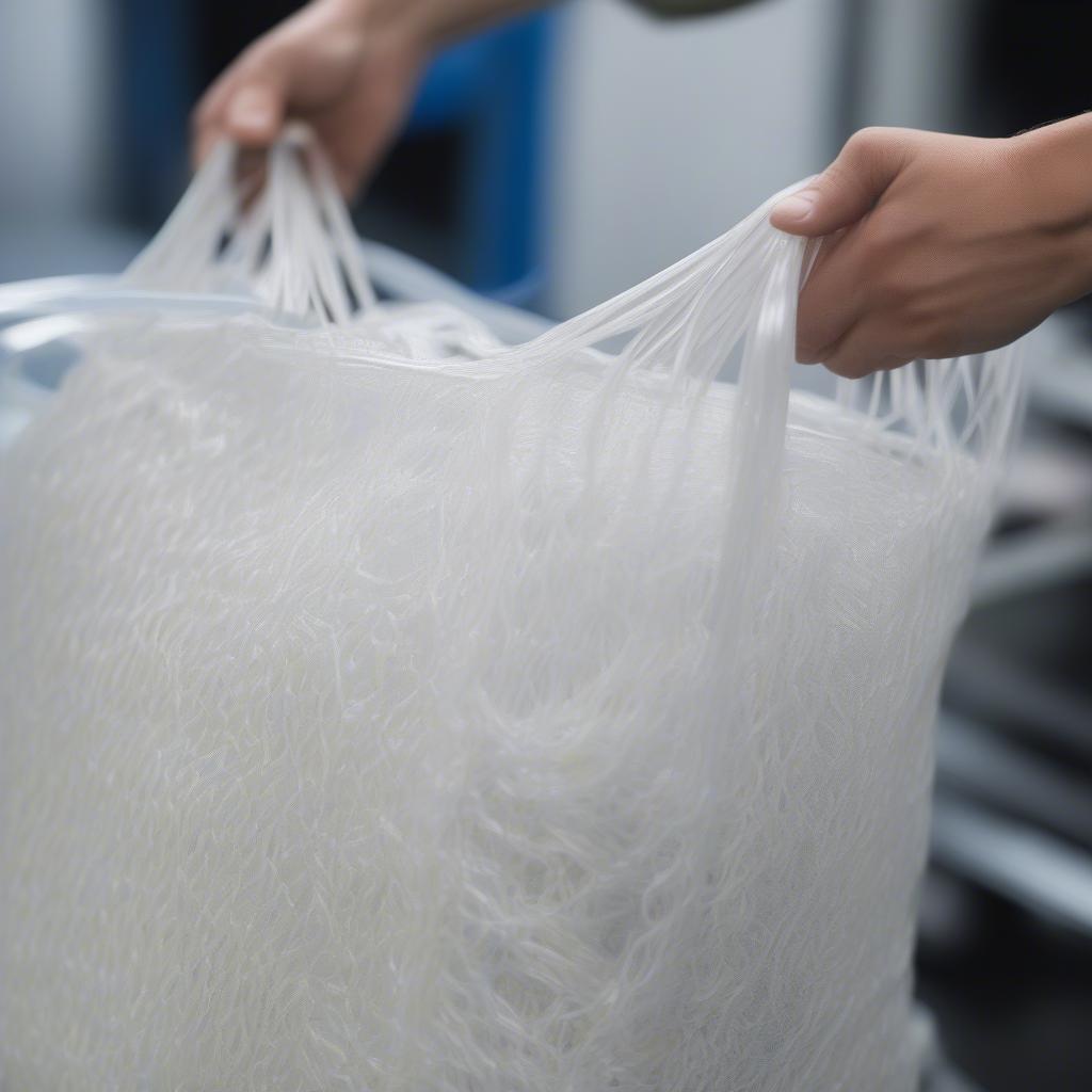 Woven Plastic Tote Bag Durability Test