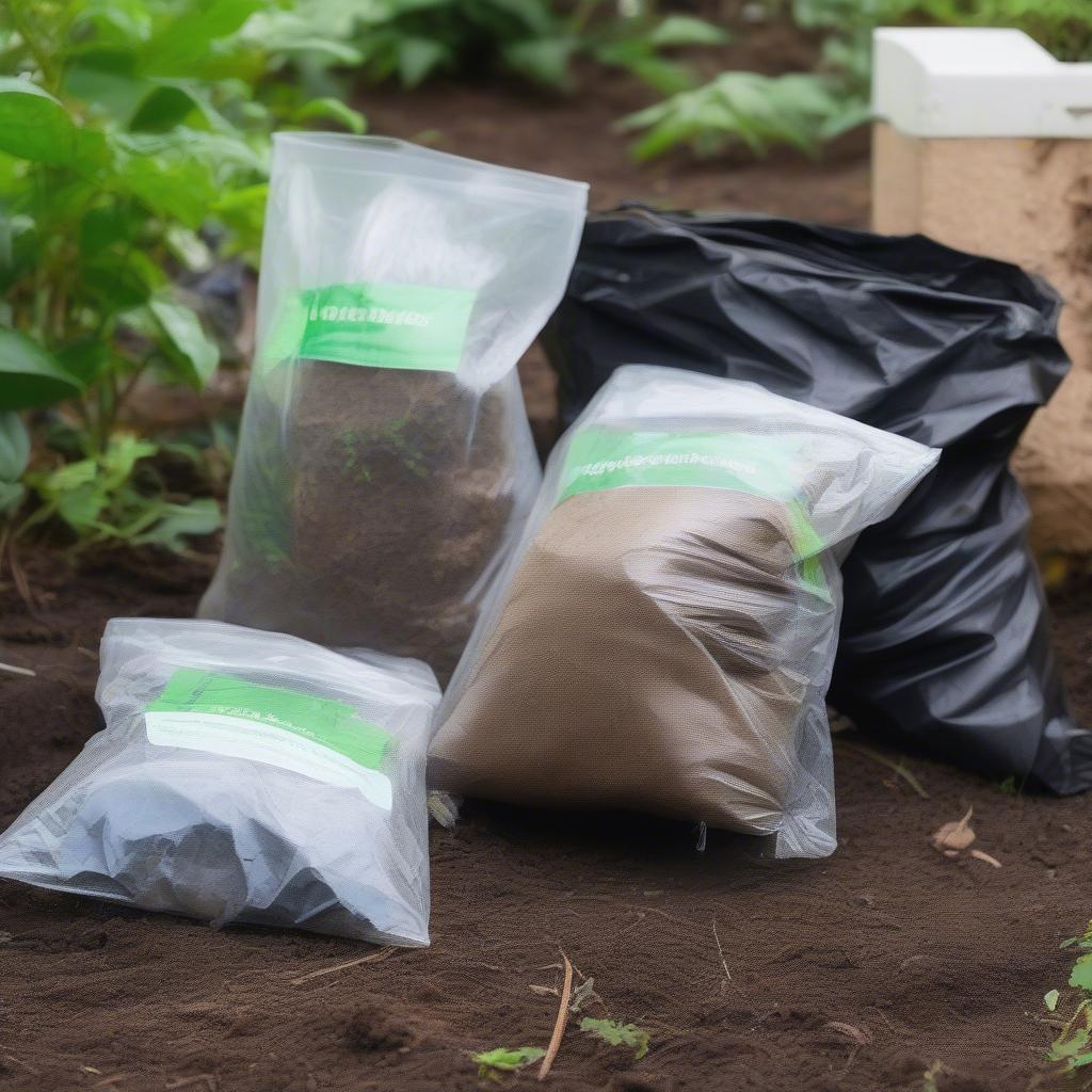 Woven Poly Bags for Compost Storage