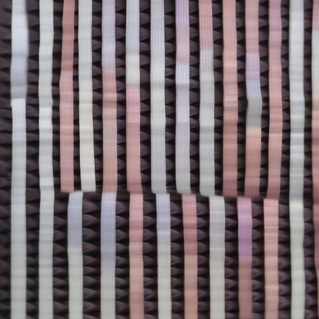 Close-up of Woven Polypropylene Bag Weave