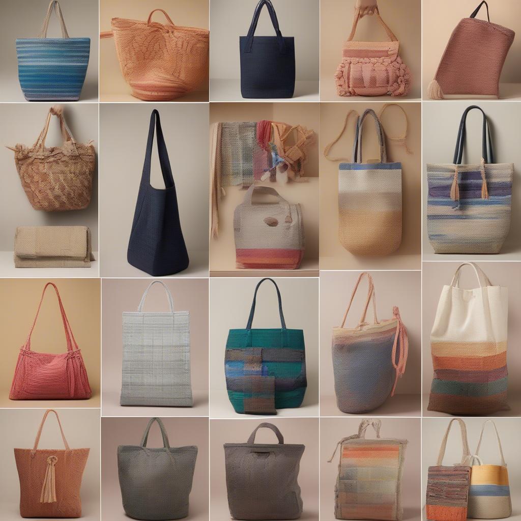 Different Styles of Woven Recycled Bags