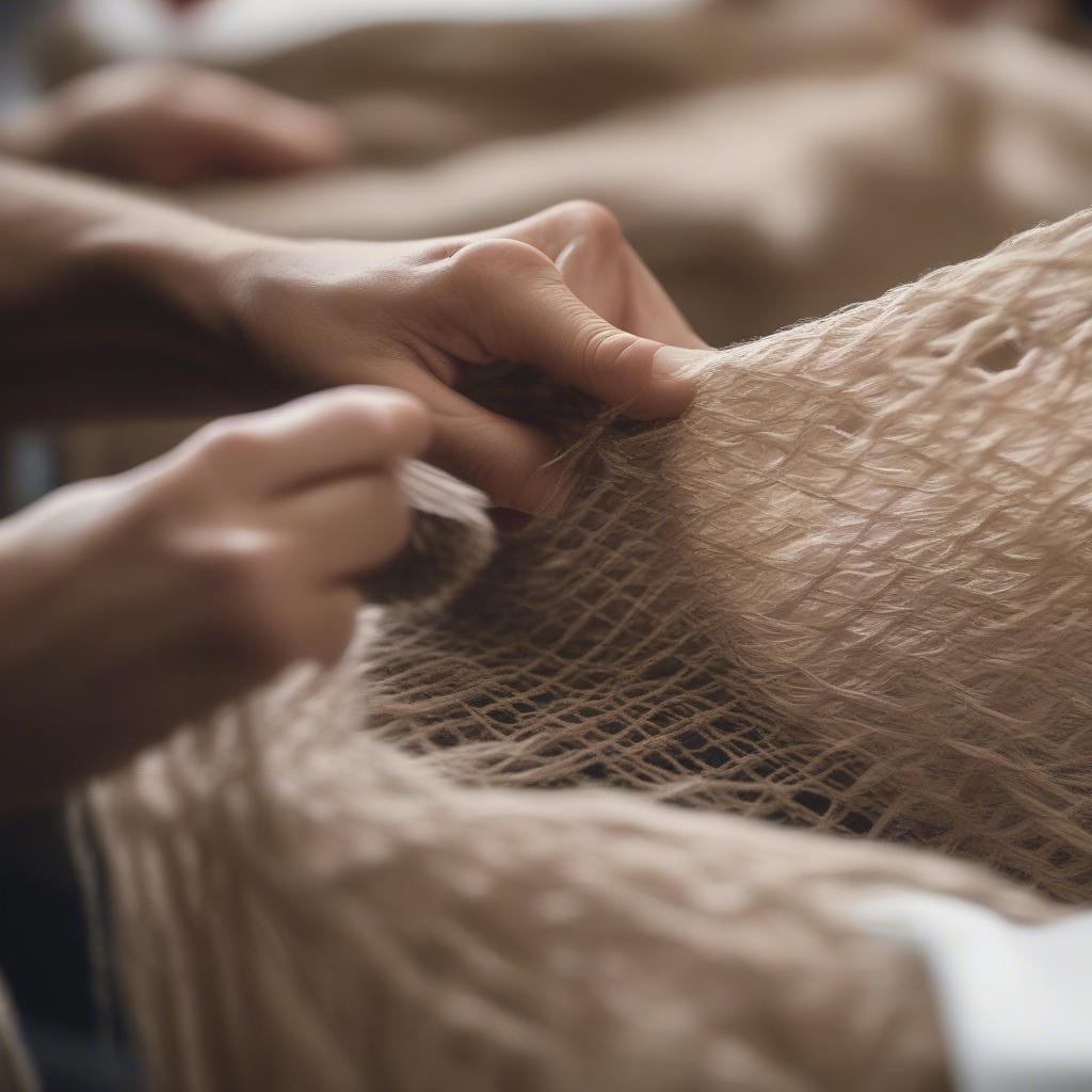 Inspecting Woven Reusable Bag Materials