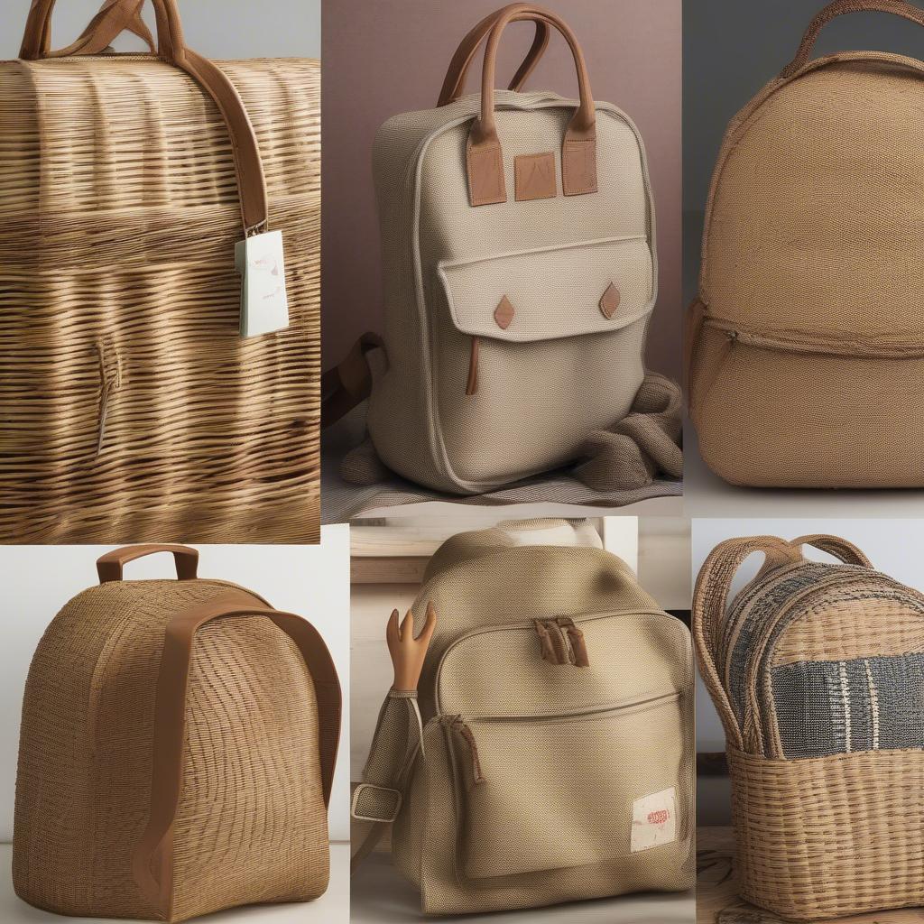 Different Woven School Bag Materials