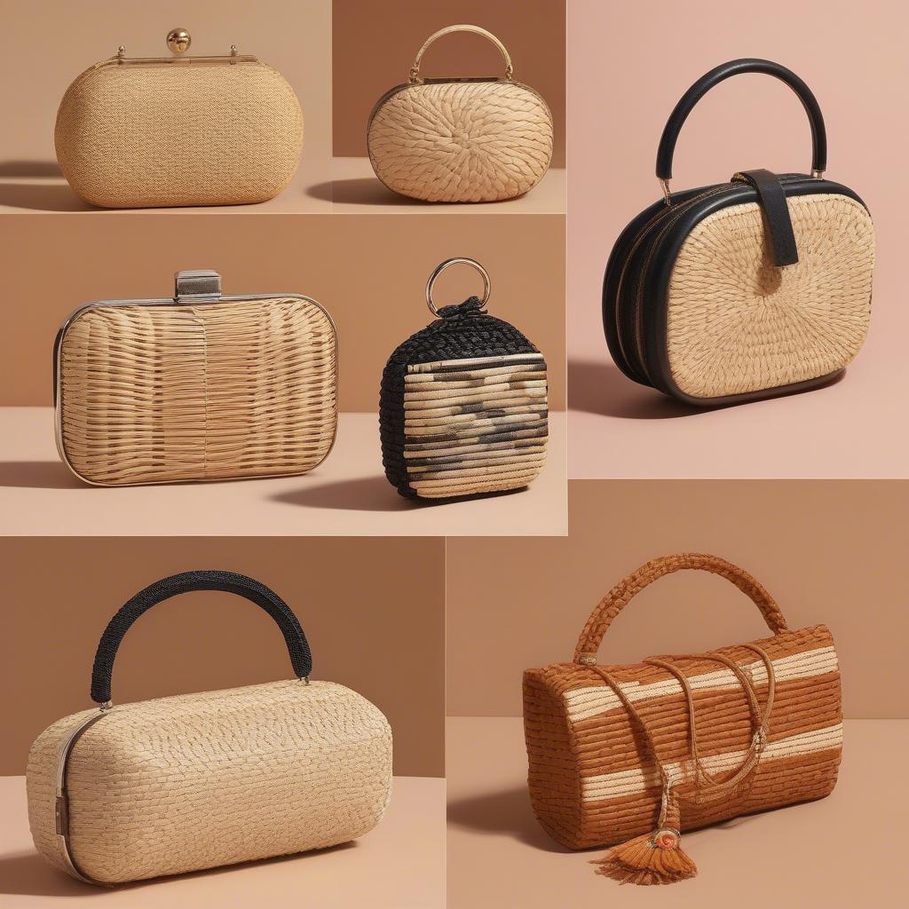 Woven Straw Clutch Bag Styles in the UK