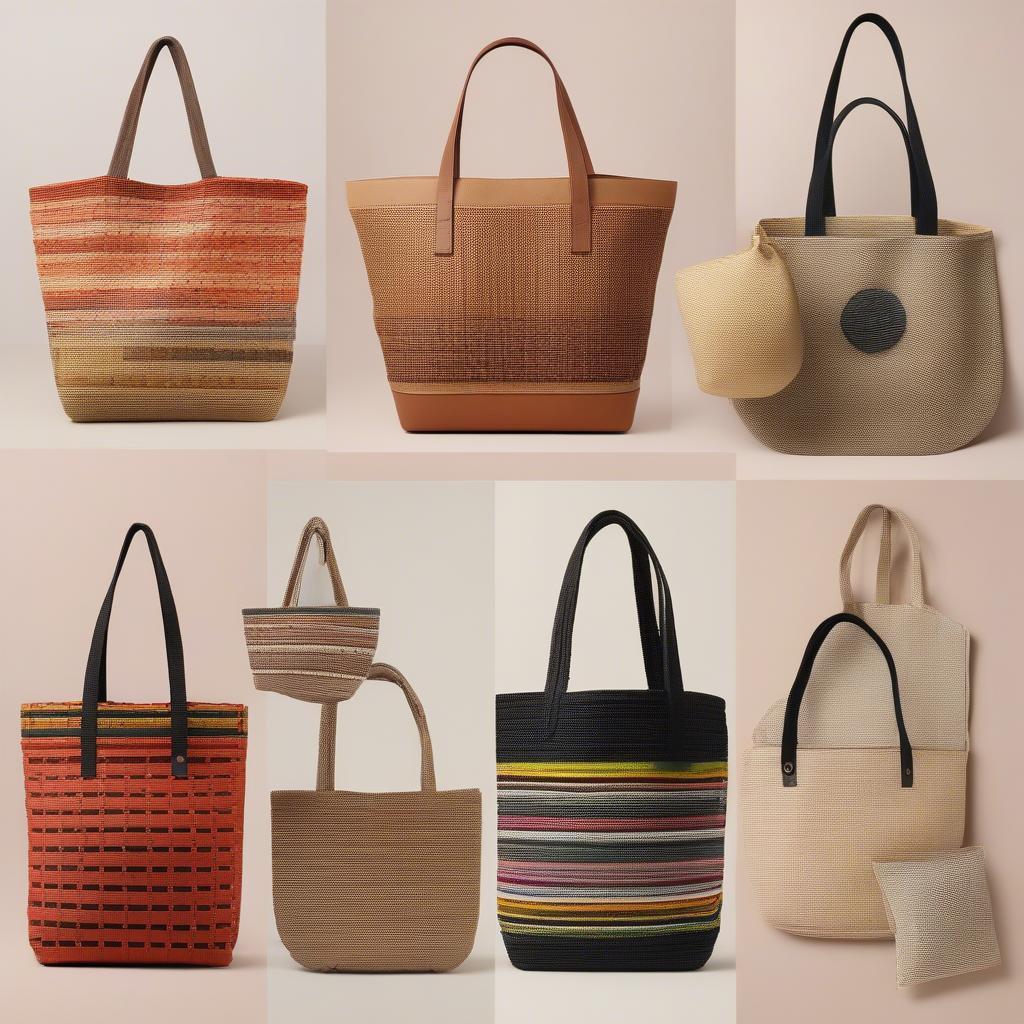 Different Styles of Woven Tote Bags