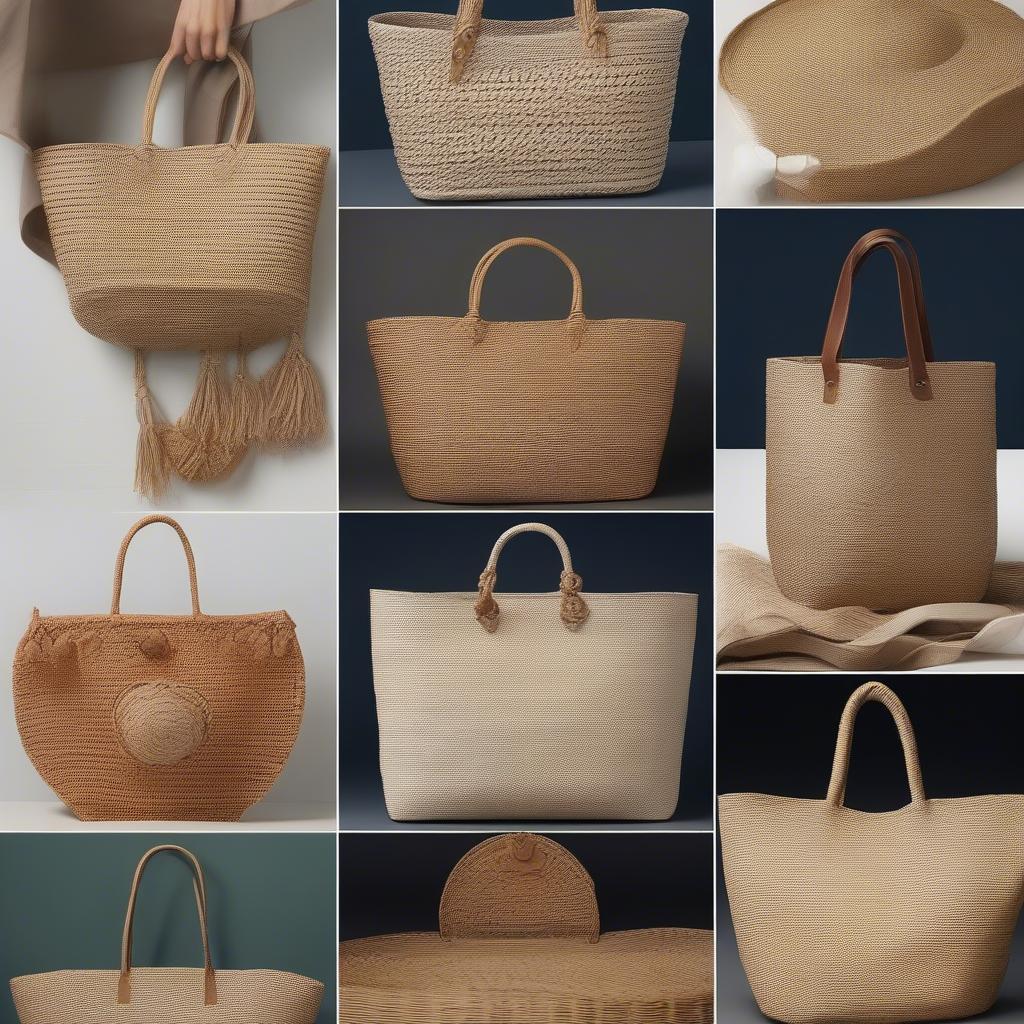 Different Styles of Woven Tote Bags