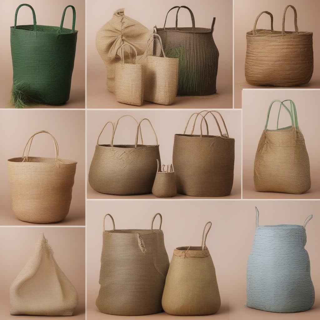 Woven Trash Bags in Different Materials and Styles