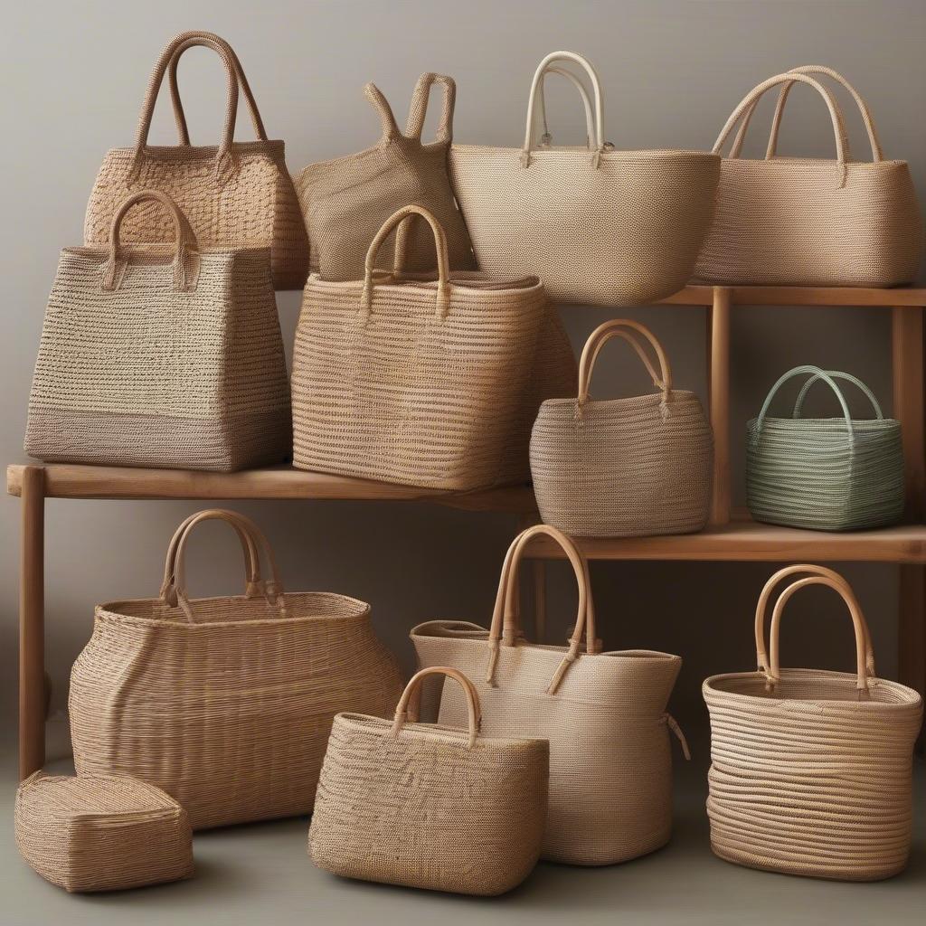 Various Woven Utility Bags