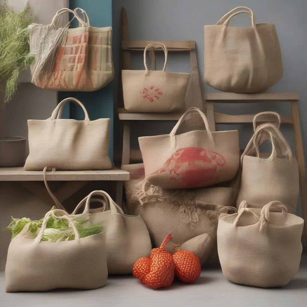 Different Types of Woven Vegetable Bags